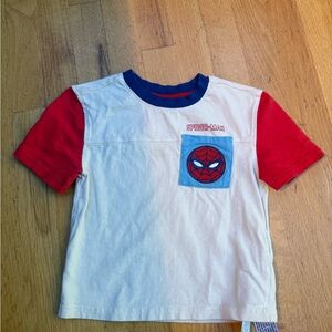 Marvel Spider-Man Kids Tee - Red and Cream